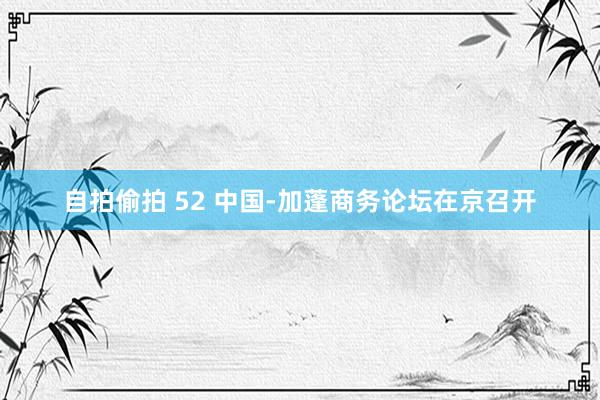 自拍偷拍 52 中国-加蓬商务论坛在京召开